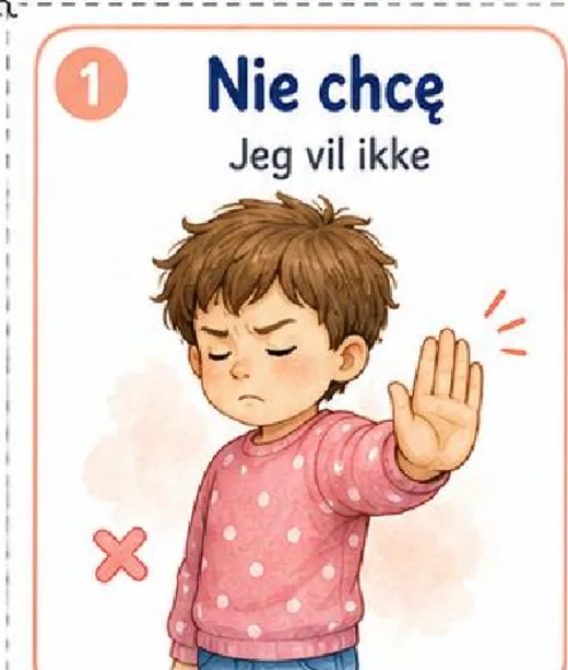 Karty potrzeb 0-6 lat, chłopiec